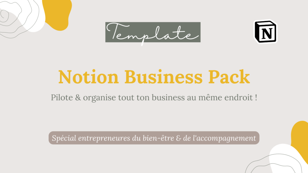 Visuel Template Notion Business Pack