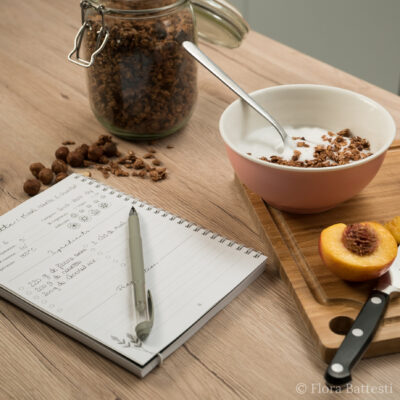 Carnet de recettes avec bol Carnet de recettes avec bol